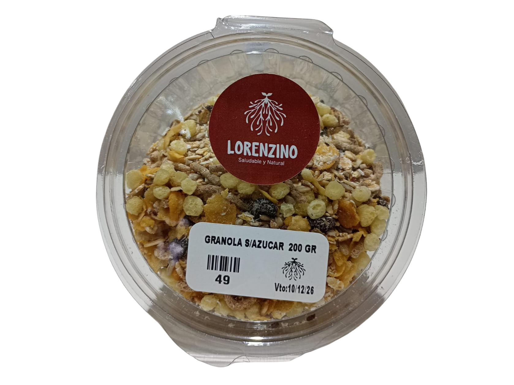 GRANOLA SIN AZUCAR 200 gr