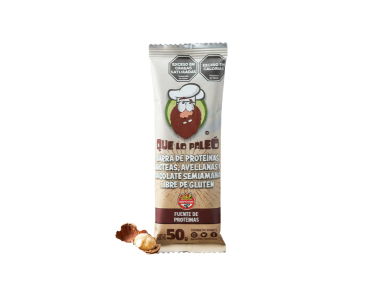 BARRA AVELLANA QUE LO PALEO 50 gr