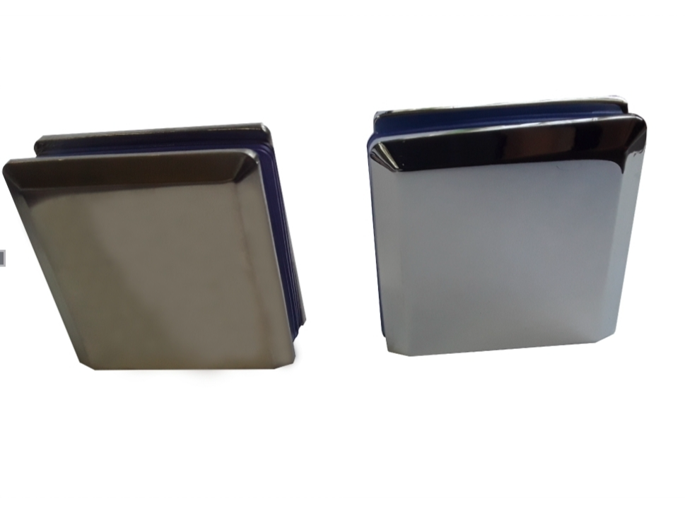 Clip Pared Vidrio Biselada