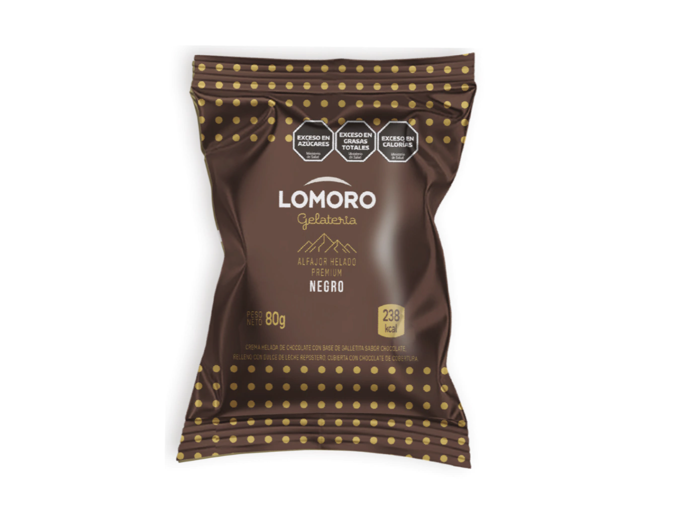 Alfajor Premium Negro x6u.