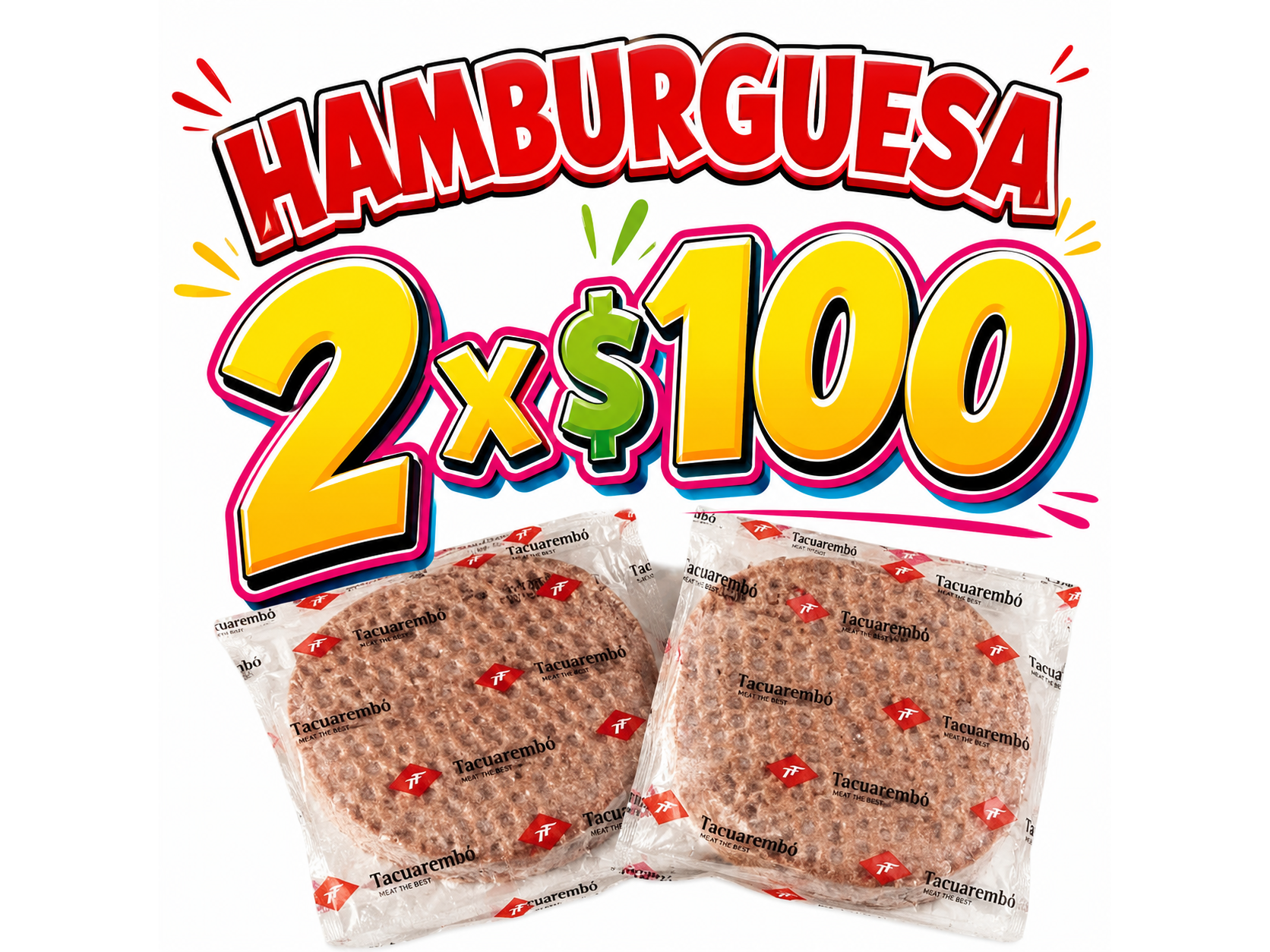 Hamburgues tacuarembo x 2 paquetes