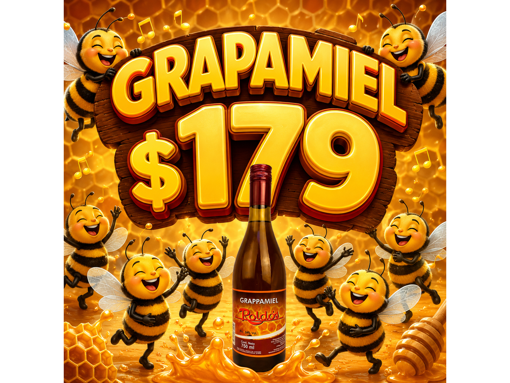 Grapa miel roldos