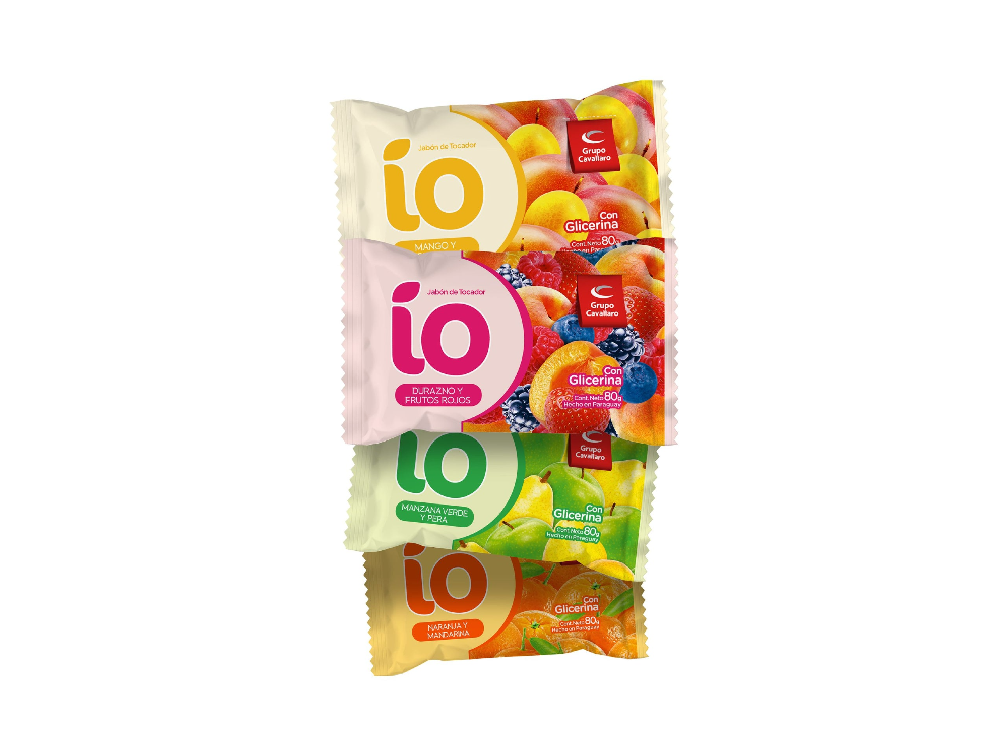 Jabón io 125grm por  4 unidades
