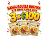 Hamburguesa dolfina 3 paquetes