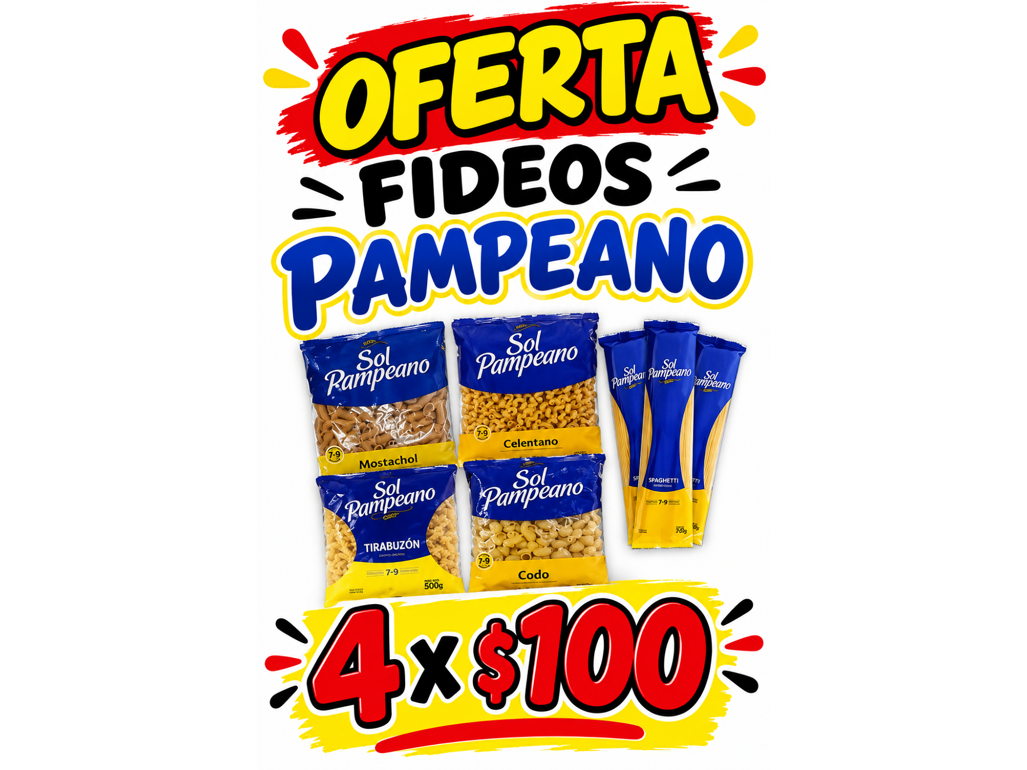 Fideos pampeanos 500gr