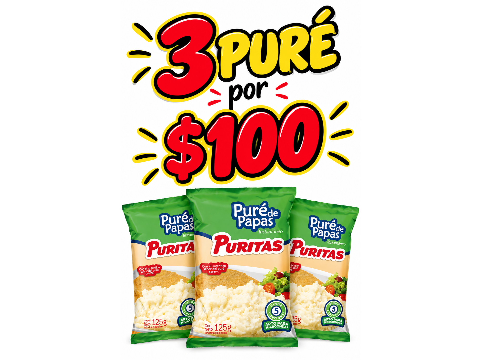 Pure puritas x 3 unidades