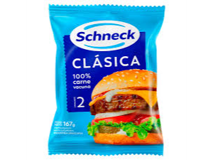 Hamburguesa sneck x 2 paquetes