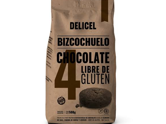 Premezcla bizcochuelo de chocolate-Delicel