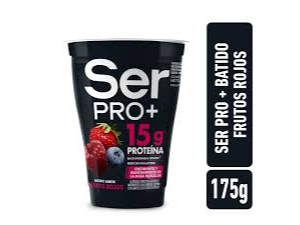 Yogurt SER proteico x 175 gr frutos rojos-La serenisima
