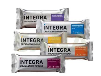 Barra de Chocolate con Banana y Dulce de Leche x 41g