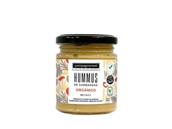 Hummus de Garbanzo Organico x 180g - Pampa Gourmet