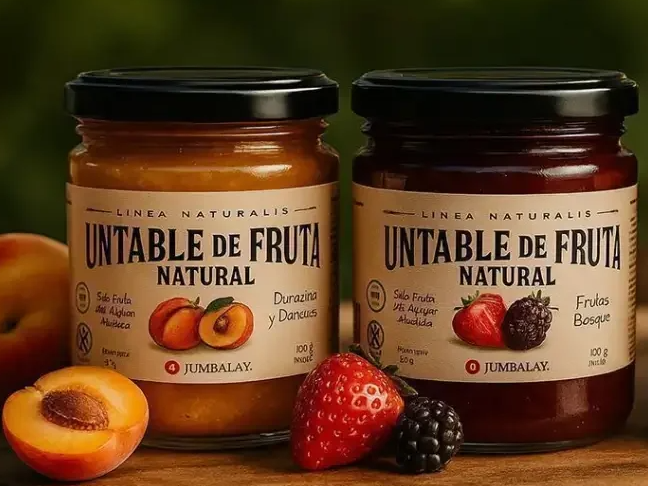 Untable de Fruta Natural Durazno o Damasco x 190g - Jumbalay