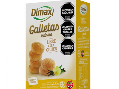 Galletas sabor Vainilla x 200g - Dimax
