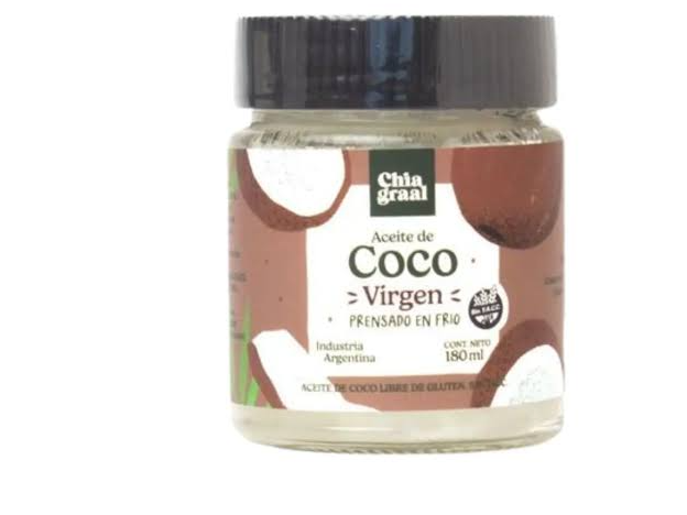 Aceite de Coco Virgen x 180g - Chia Graal