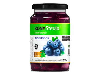 Mermelada de Arandanos con Stevia x 360g Kony