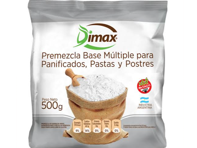 Premezcla Multiple Sin Tacc x 500g - Dimax