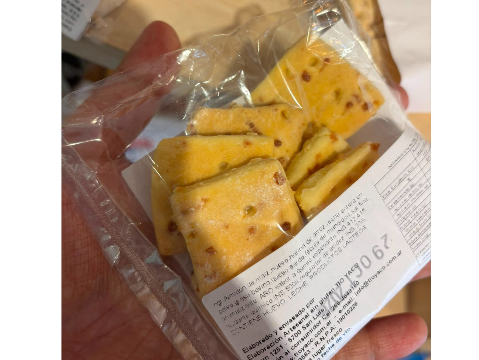 Galletitas con queso x 50 gr- Tio yaco