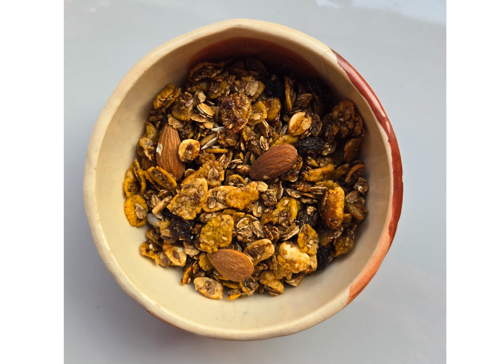 Granola con almendras