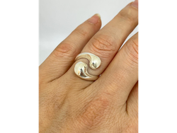 Anillo Gota  de  Plata (anpls54)