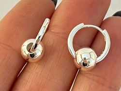 Aros Argollita Dije Bolita (arls13)