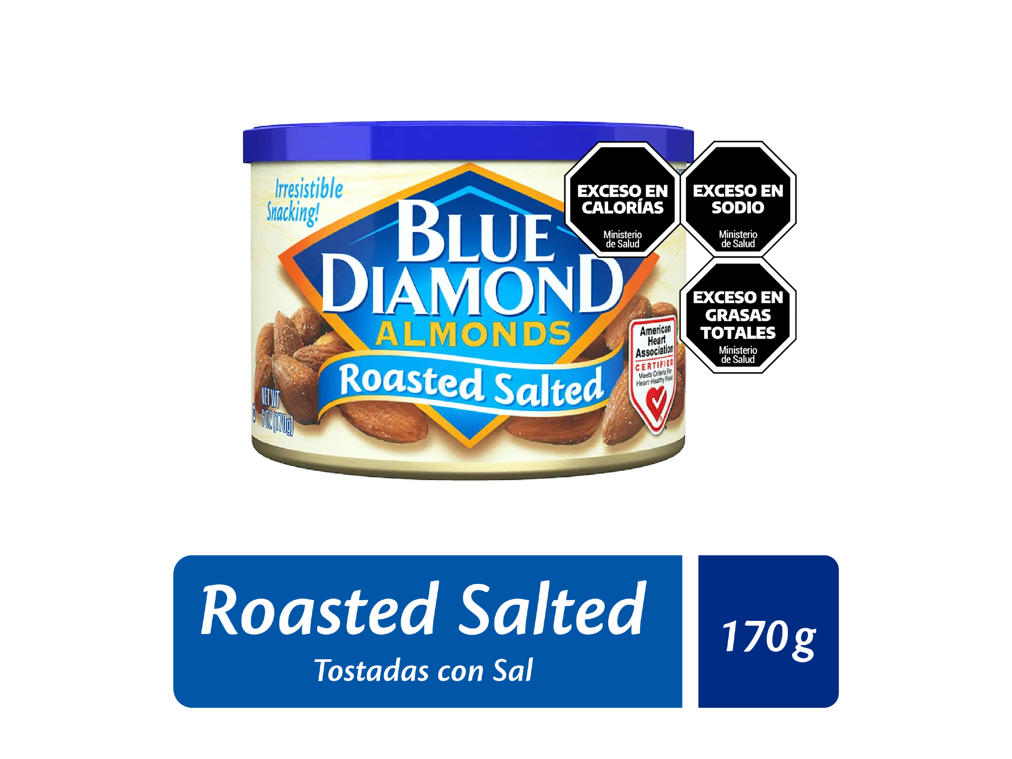 Almendras Blue Diamond Saladas 170g Unidad