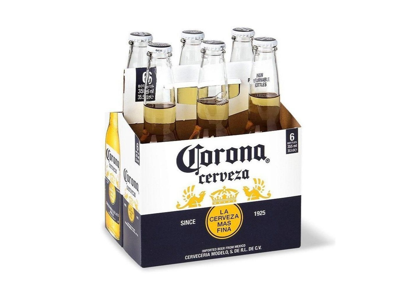 SIX PACK CORONA BOTELLA 330ml