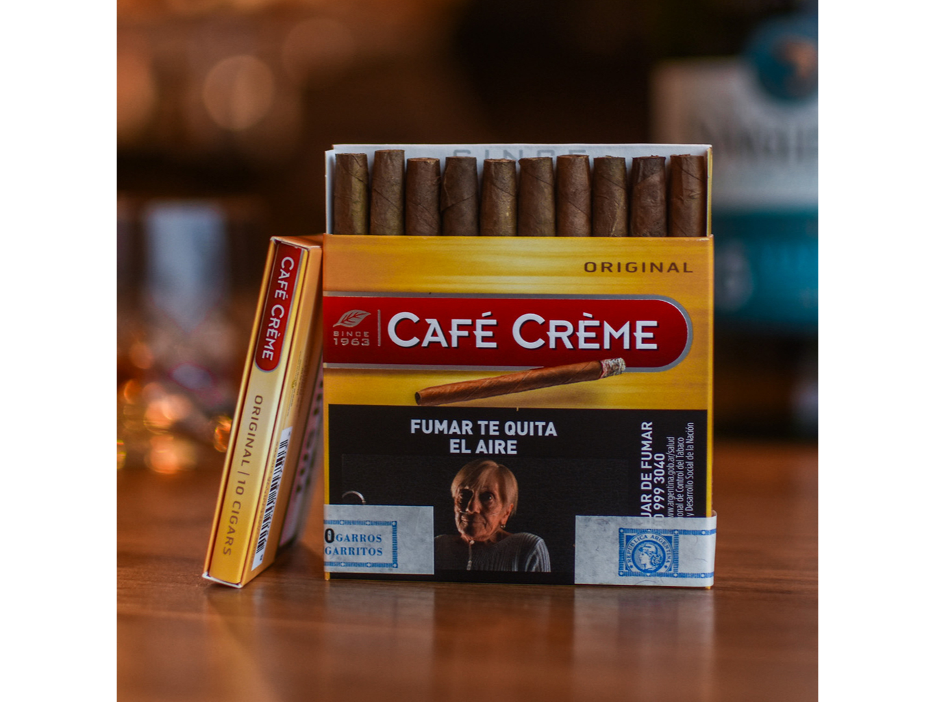 10 CIGARRITOS CAFE CREME ORIGINAL / VAINILLA / CAFE