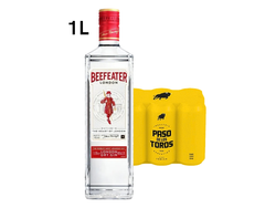 BEEFEATER 1 LITRO + SIX P TONICA