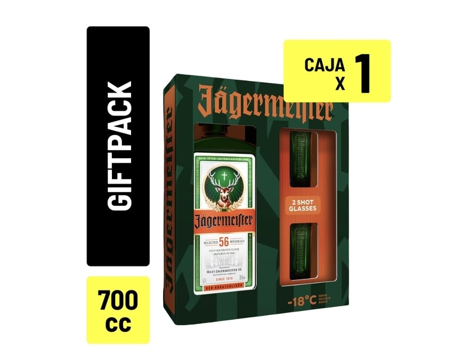GIFT PACK JAGER + 2 CHUPITOS de tijuanarroyito