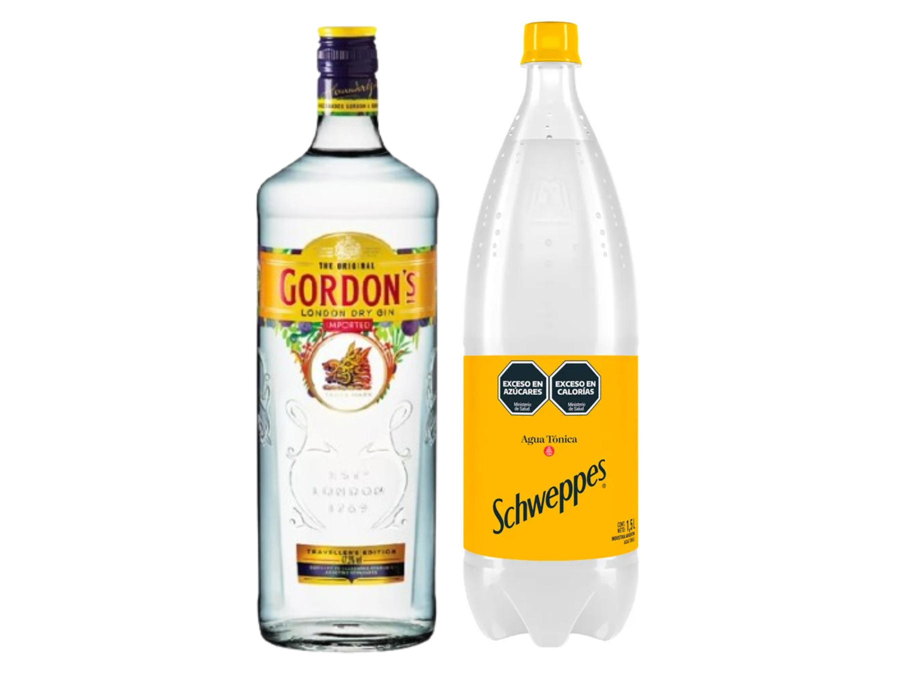 GORDON´S + 1 SCHWEPPES 1.5L