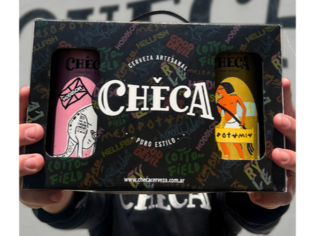 ESTUCHE CHECA x3 latas