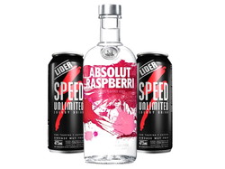 ABSOLUT RASPBERRI + 2 SPEED XL