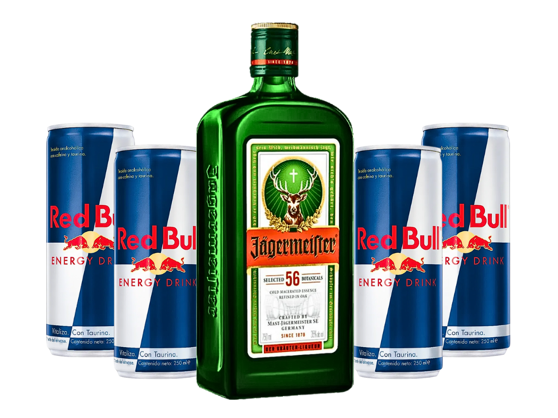 JAGERMEISTER + 4 RED BULL 250cc