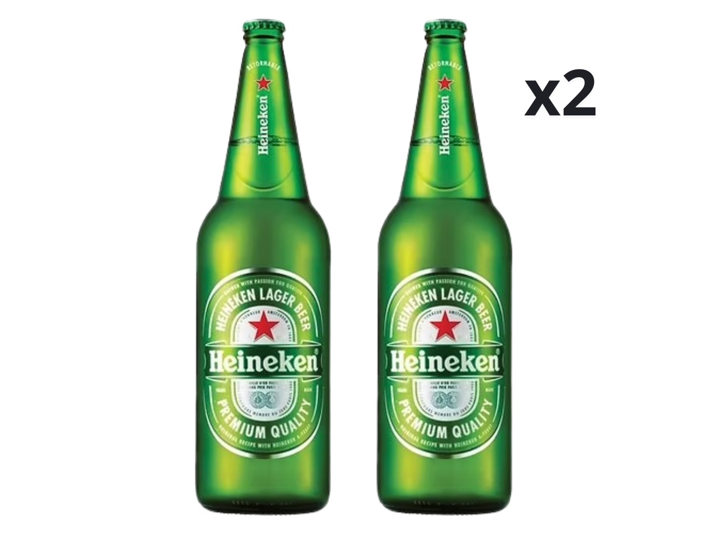 HEINEKEN 1L RETORNABLE x 2