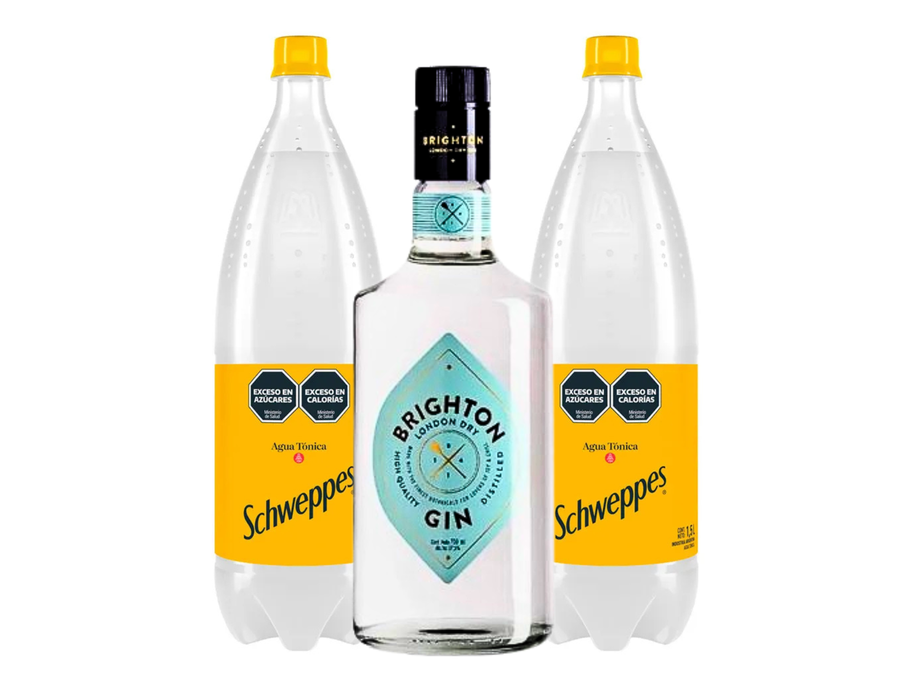 BRIGHTON + 2  SWEPPERS TONICA 1.5 L