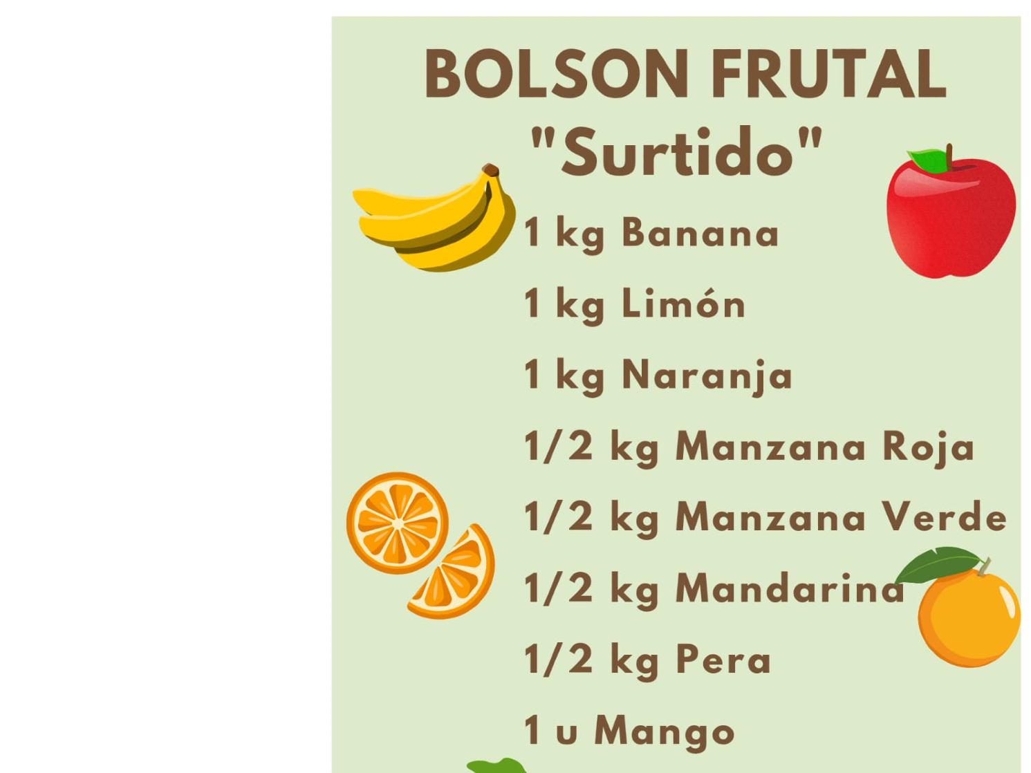 Bolsón Fruta Surtido