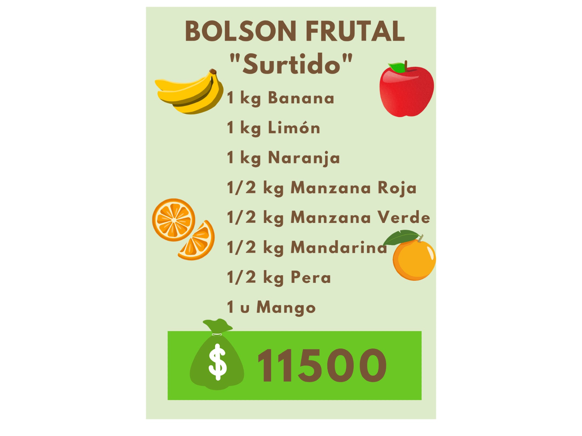 Bolsón Fruta Surtido