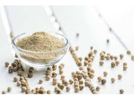 Pimienta blanca molida