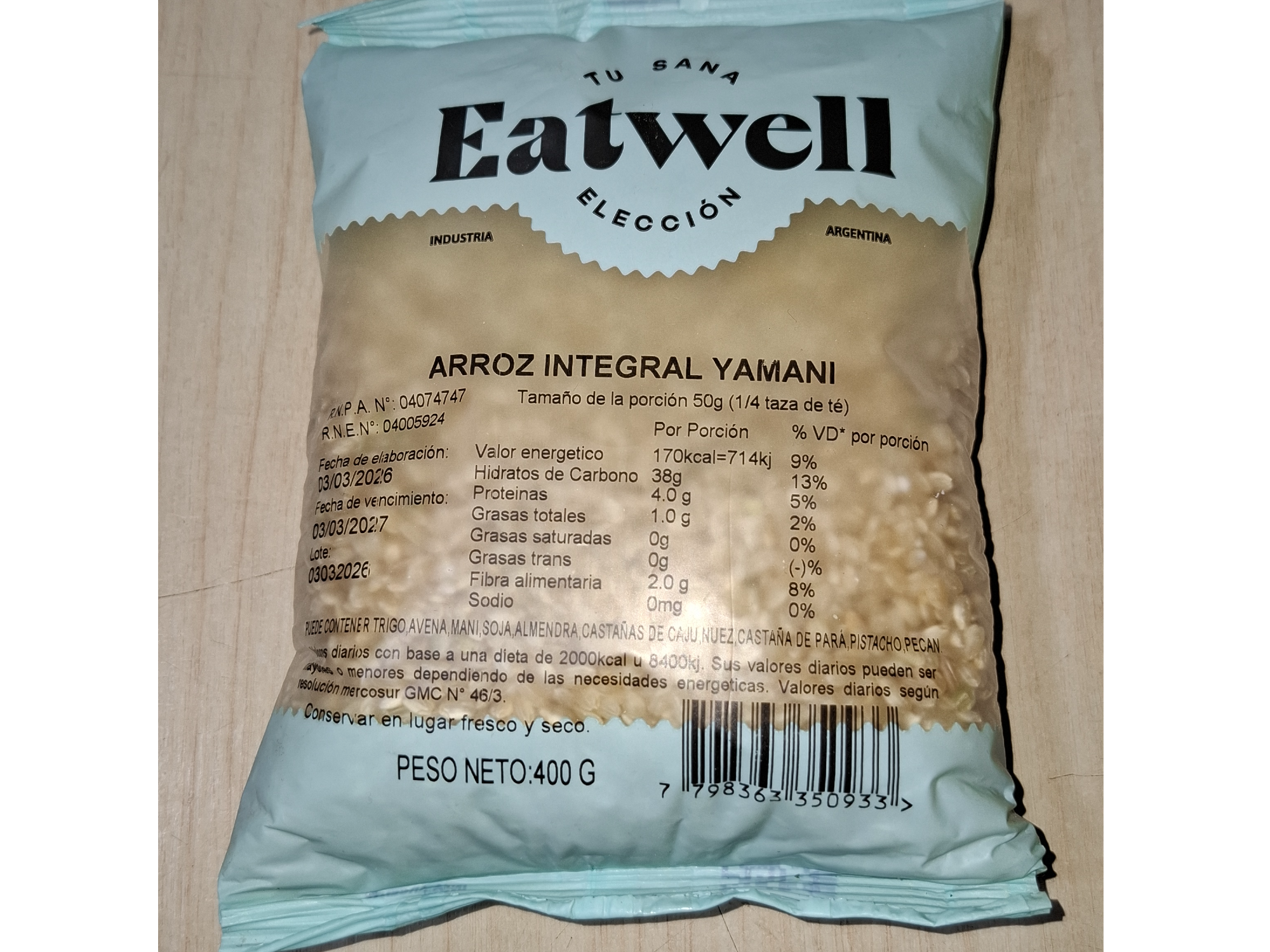 Arroz Integral Yamaní