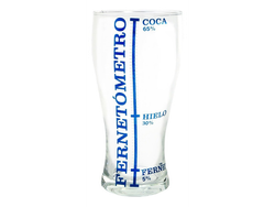 VASO FERNETOMETRO CRISTAL 1 LITRO