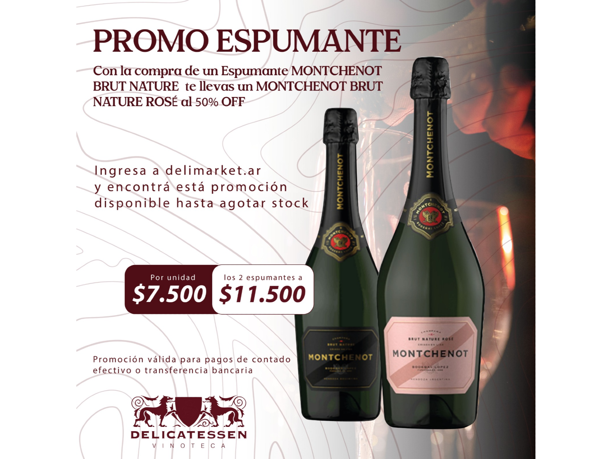 MONTCHENOT NATURE + MONTCHENOT BRUT ROSÉ