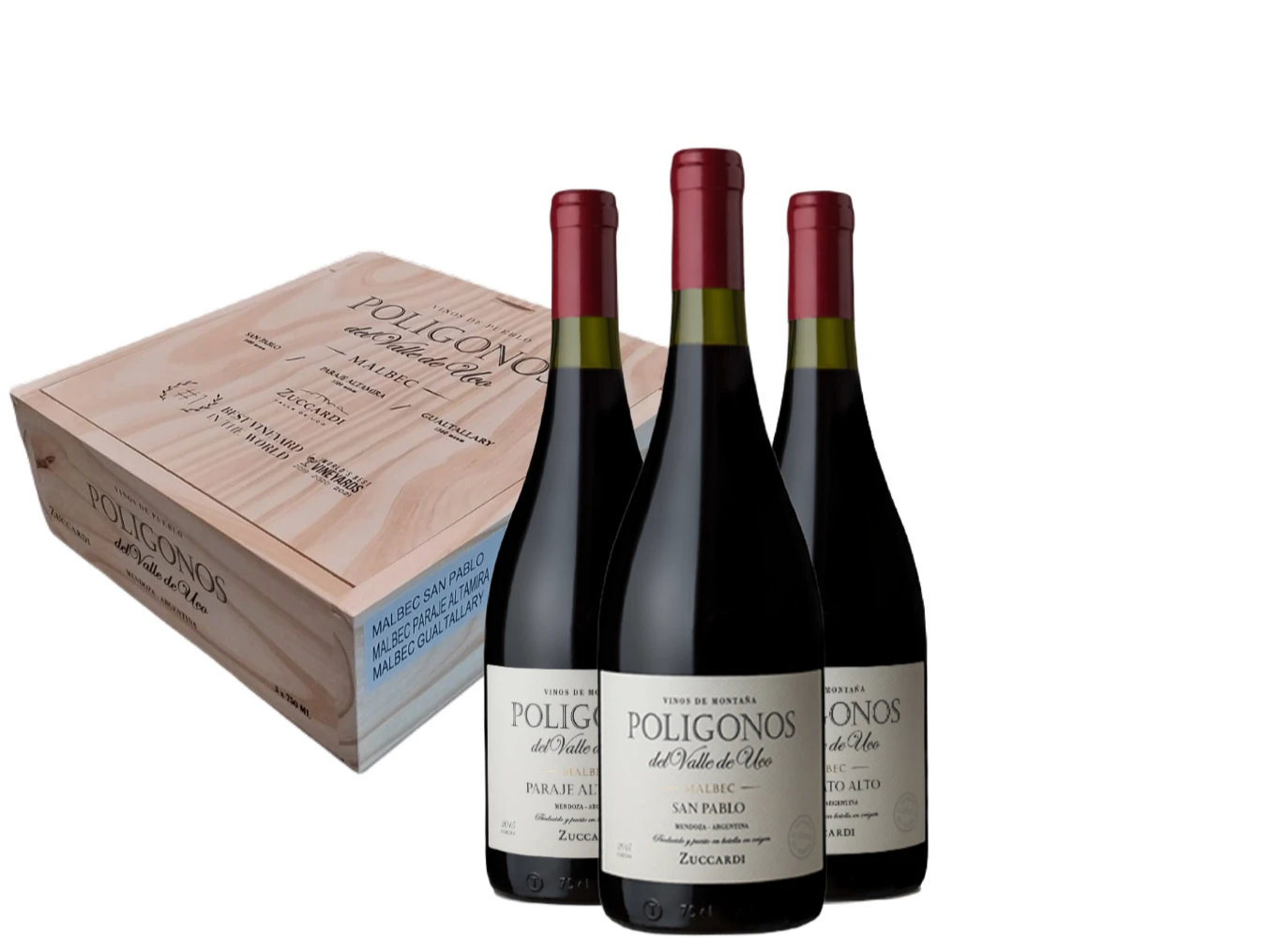 ZUCCARDI POLIGONOS MALBEC X3