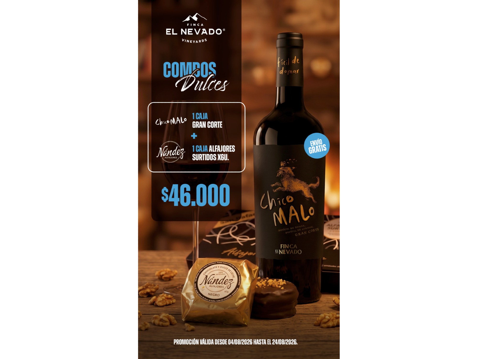 Combo 2 - Chico Malo + Caja de Alfajores