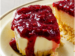 Cheesecake de frambuesa y coco
