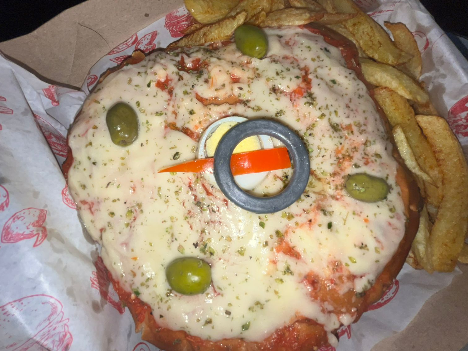 Hamburguesa Zapping Montada