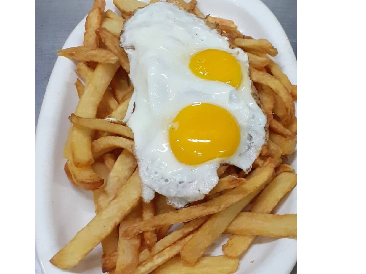 Porcion de Papas Con Huevo