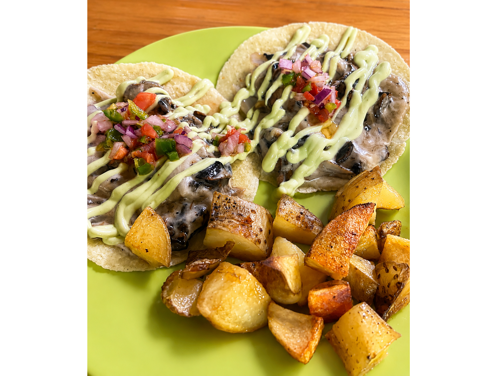 Taco de chapi-queso