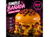 Hamburguesa triple bañada + papas