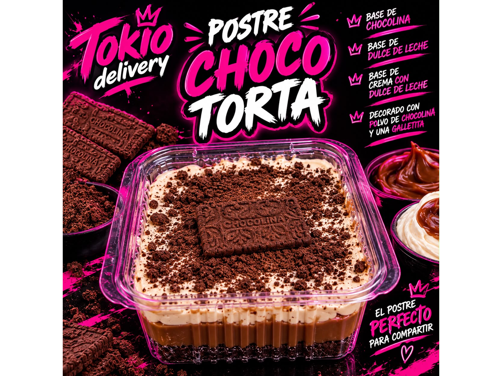 choco torta tamaño grande