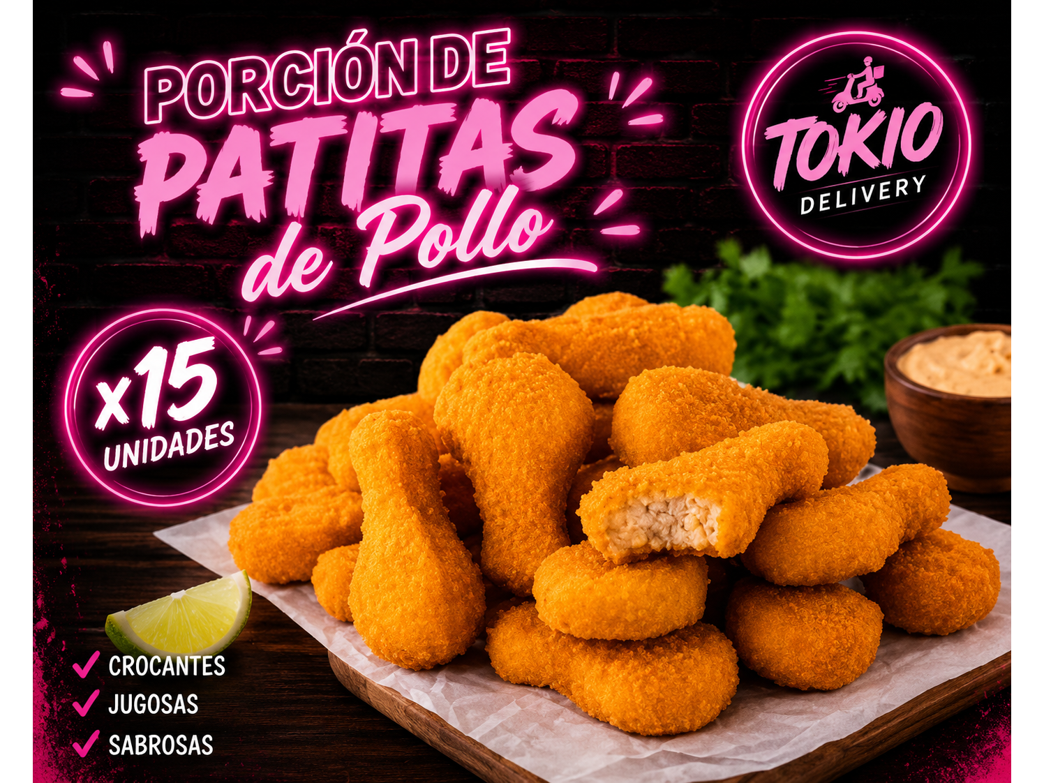 Patitas de pollo x15